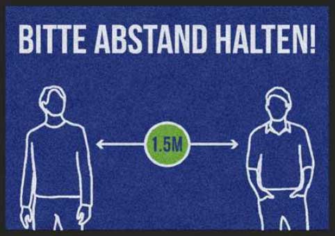Bitte Abstand halten!